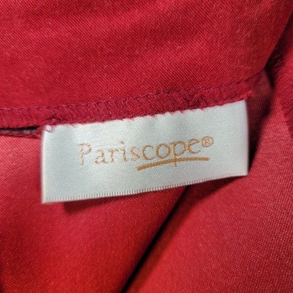 PARISCOPE red vintage skirt. - Picture 10 of 11